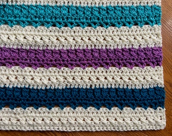 The Good Fortune CROCHET BLANKET Stitch Pattern!  (Scarf or Wrap, too!)