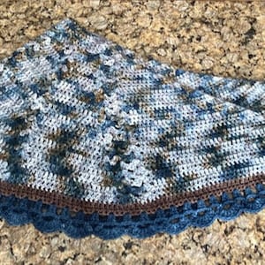 Starlight Crochet Crescent Shawl Pattern image 4