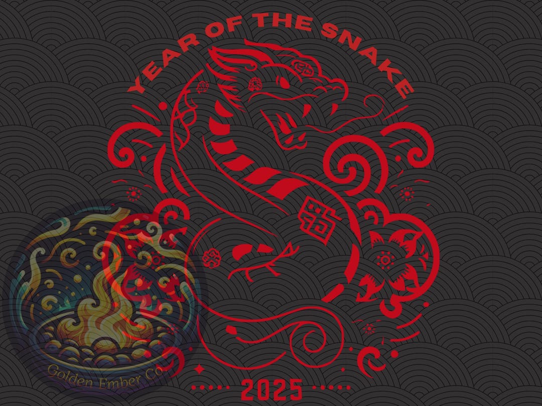 Year of the Snake Png, Happy Chinese New Year 2025, Lunar New Year 2025 Png, Chinese Zodiac