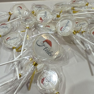 10 pieces of lollipops with logo, personalized lollipops for every occasion