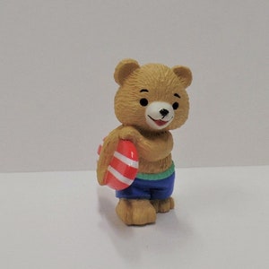 Vintage Hallmark Bear with Surfboard Everyday Merry Miniature 1993 NOS