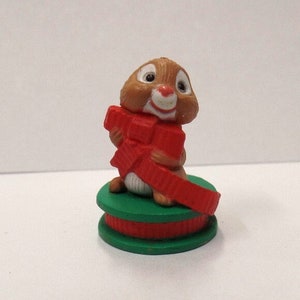 Vintage Hallmark Chipmunk Christmas Merry Miniature 1992 NOS