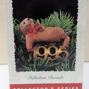 Hallmark Fabulous Decade Ornament 1995 NOS Sixth in Series Otter