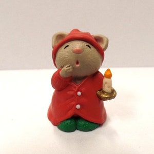 Vintage Hallmark Mouse Christmas Merry Miniature 1991 NOS
