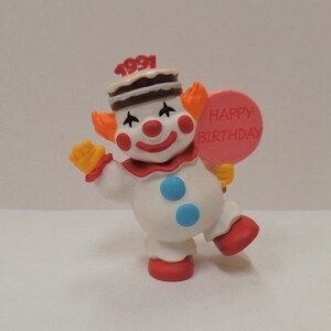 Vintage Hallmark Birthday Clown Everyday Merry Miniature 1991 NOS