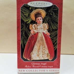 Hallmark Glorious Angel Christmas Ornament Madame Alexander 1998 NOS 1st in Series Holiday Angels