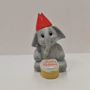 Vintage Hallmark Elephant Everyday Merry Miniature 1990 NOS Happy Birthday