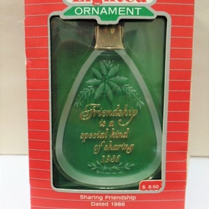 Hallmark Sharing Friendship Magic Christmas Ornament 1986 NOS Lighted Ornament