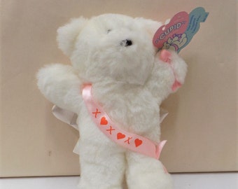 Vintage 1986 Hallmark cupid Plush Teddy Bear NOS - Etsy Israel