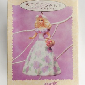 Hallmark Springtime Barbie Easter Ornament 1995 1st in Series