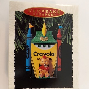 Hallmark Bright Shining Castle Ornament 5th in Crayola Crayon Series 1993