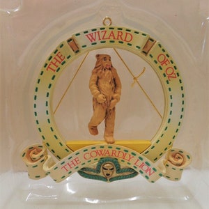 Enesco The Cowardly Lion Christmas Ornament 1989 NRFB Wizard of Oz