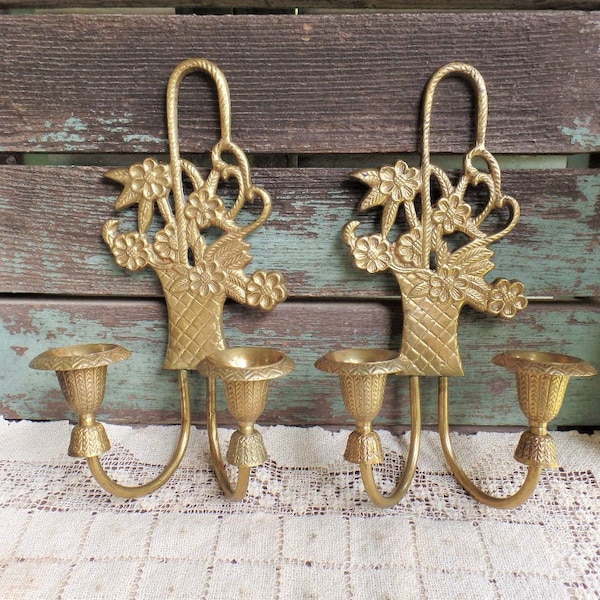 Basket Wall Sconce Etsy