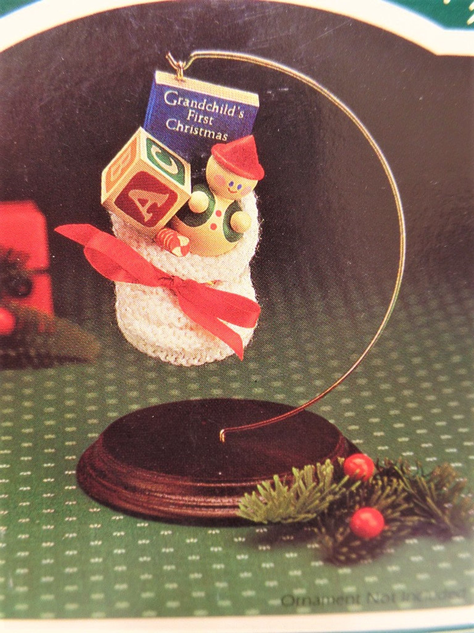 Hallmark Ornament Display Stand for Christmas Ornaments 1987 Etsy