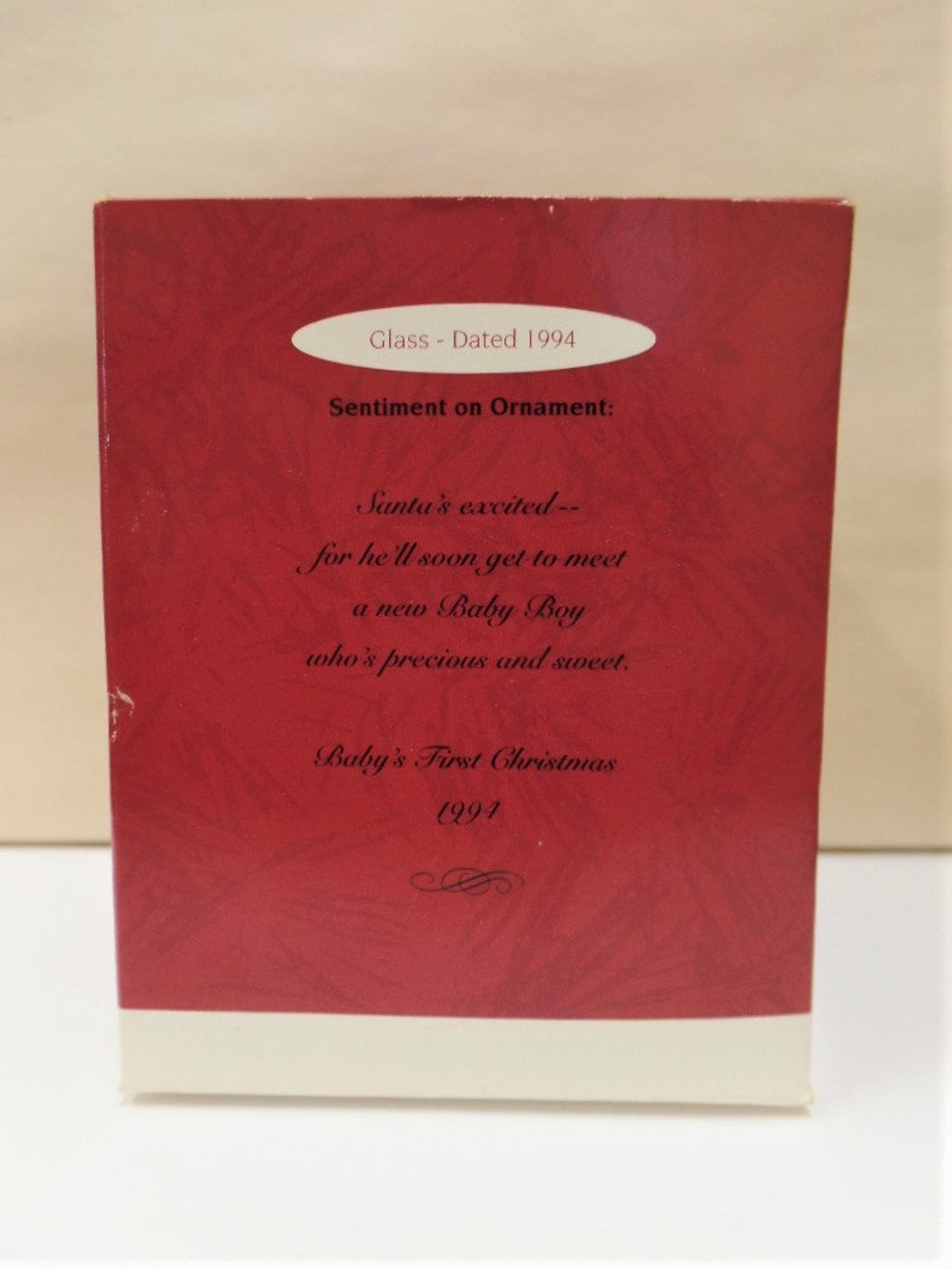 Hallmark Baby's First Christmas Glass Ball Ornament 1994 Etsy Hallmark Baby's First Christmas Glass Ball Ornament 1994 Etsy