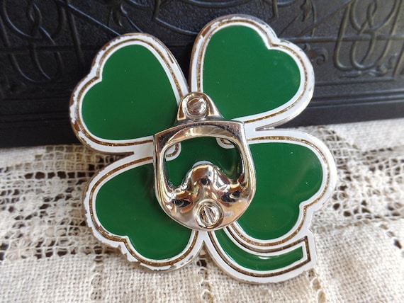Shamrock belt buckle sale