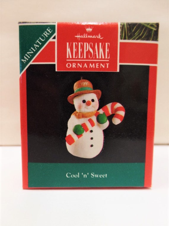 Hallmark Cool N Sweet Fine Porcelain Miniature Christmas - Etsy