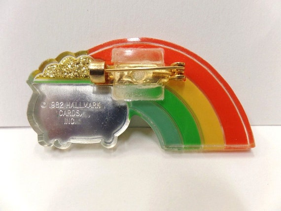 Vintage Hallmark Rainbow with Pot of Gold St. Pat… - image 2