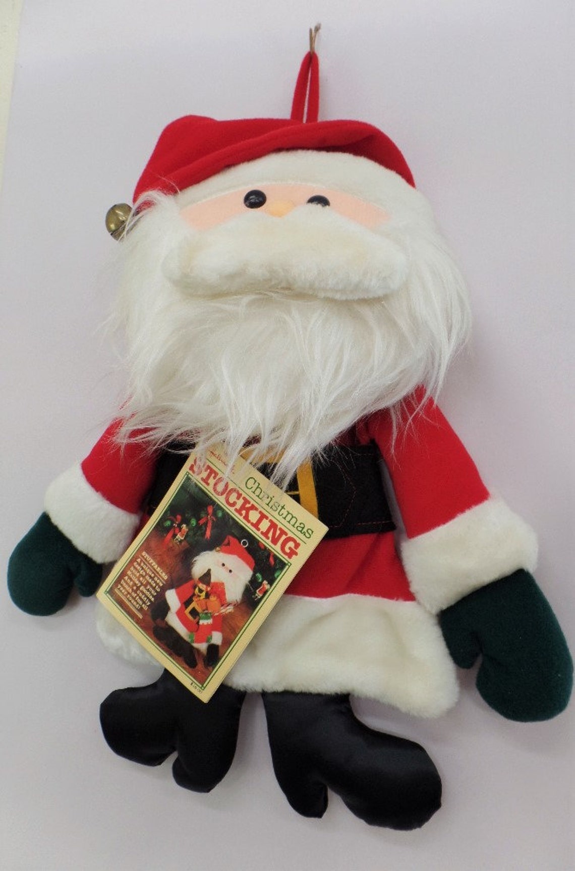 Vintage Hallmark Santa Claus Stuffables Christmas Stocking Etsy