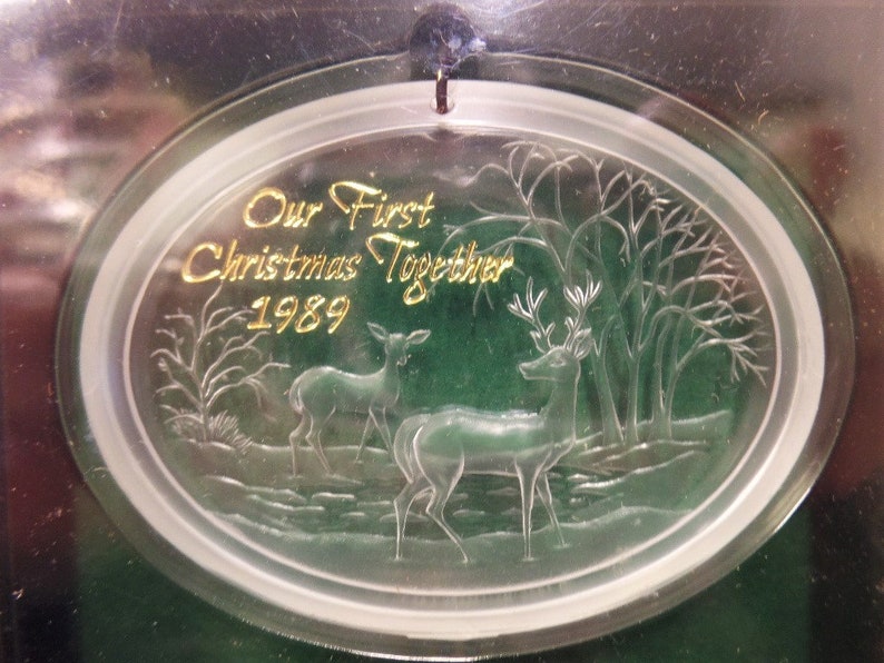 Hallmark First Christmas Together Acrylic Christmas Ornament Etsy