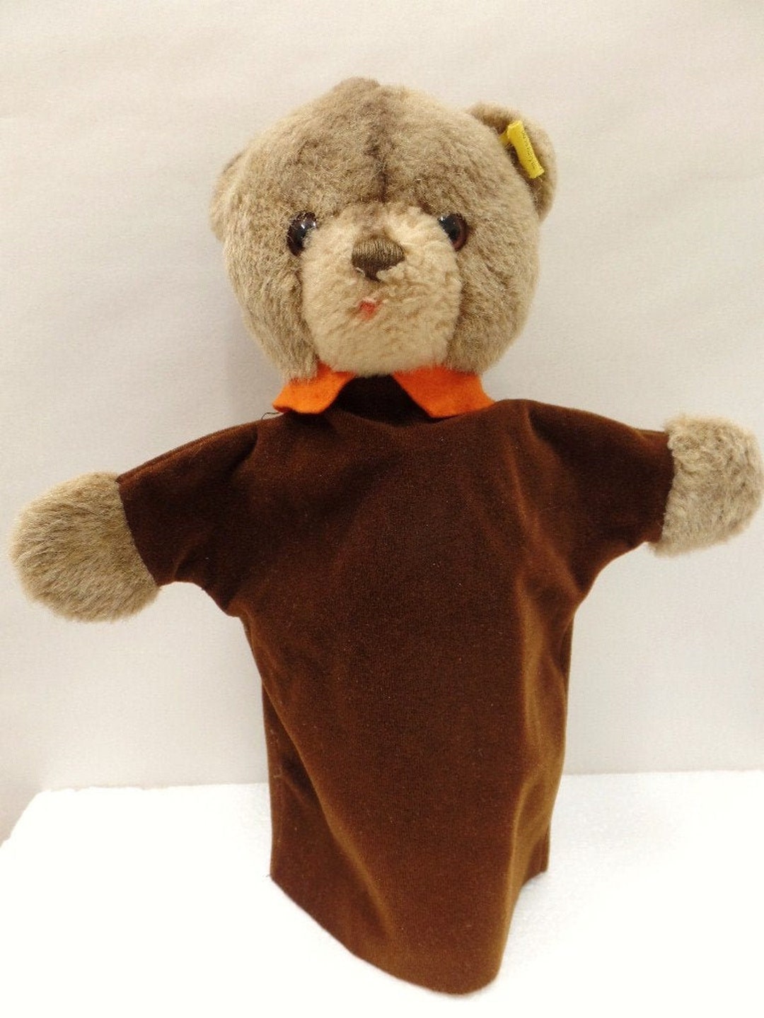 Vintage Steiff Bear Hand Puppet Made in Germany Teddy Bear Etsy