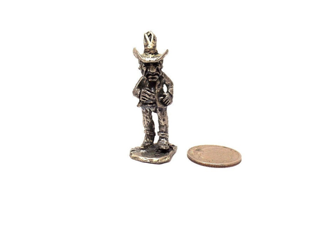 Vintage Boyd Perry Miniature Pewter Figurine Western Series 1 1980