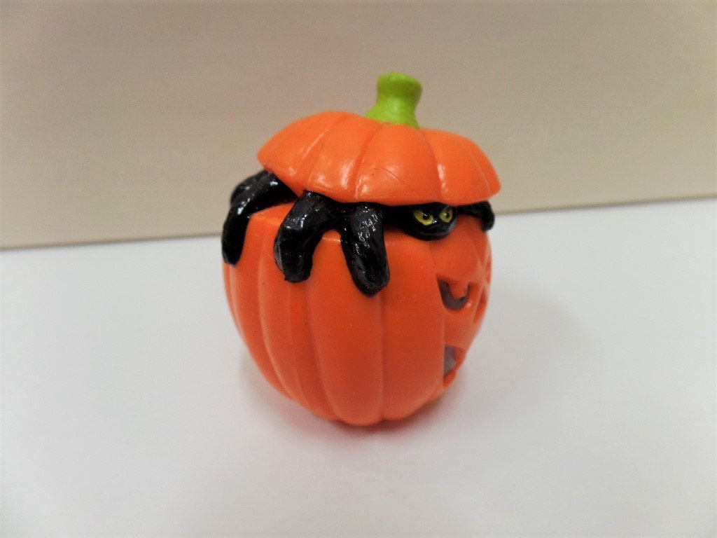 Vintage Hallmark Heartline Jack O' Lantern With Spider Halloween ...