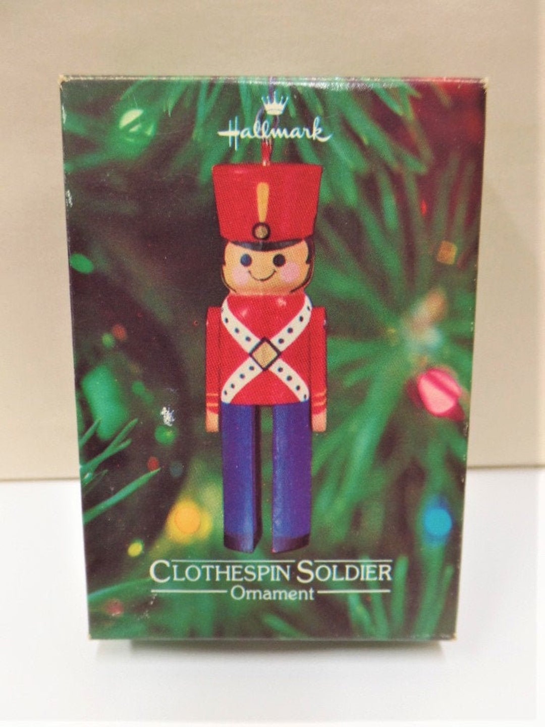 Hallmark Clothespin Soldier Christmas Ornament 1980 NOS Etsy