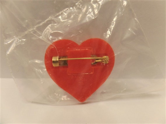 Vintage Hallmark Valentine Lapel Pin 1980's NOS S… - image 2