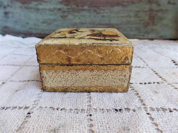 セール ビンテージ Florentine調 ジュエリーボックス Florentine box