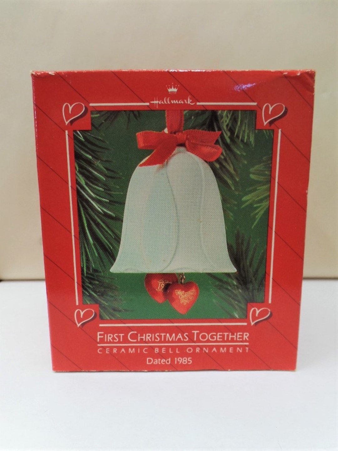 Hallmark First Christmas Together Ceramic Bell Christmas Etsy