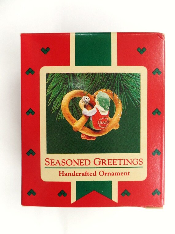 Hallmark Seasoned Greetings Christmas Ornament 1987 NRFB New - Etsy