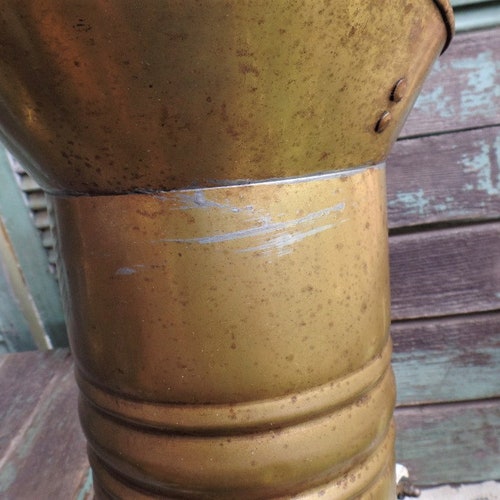 Vintage Brass Umbrella Stand With Handles Made shops in Holland Floral Design