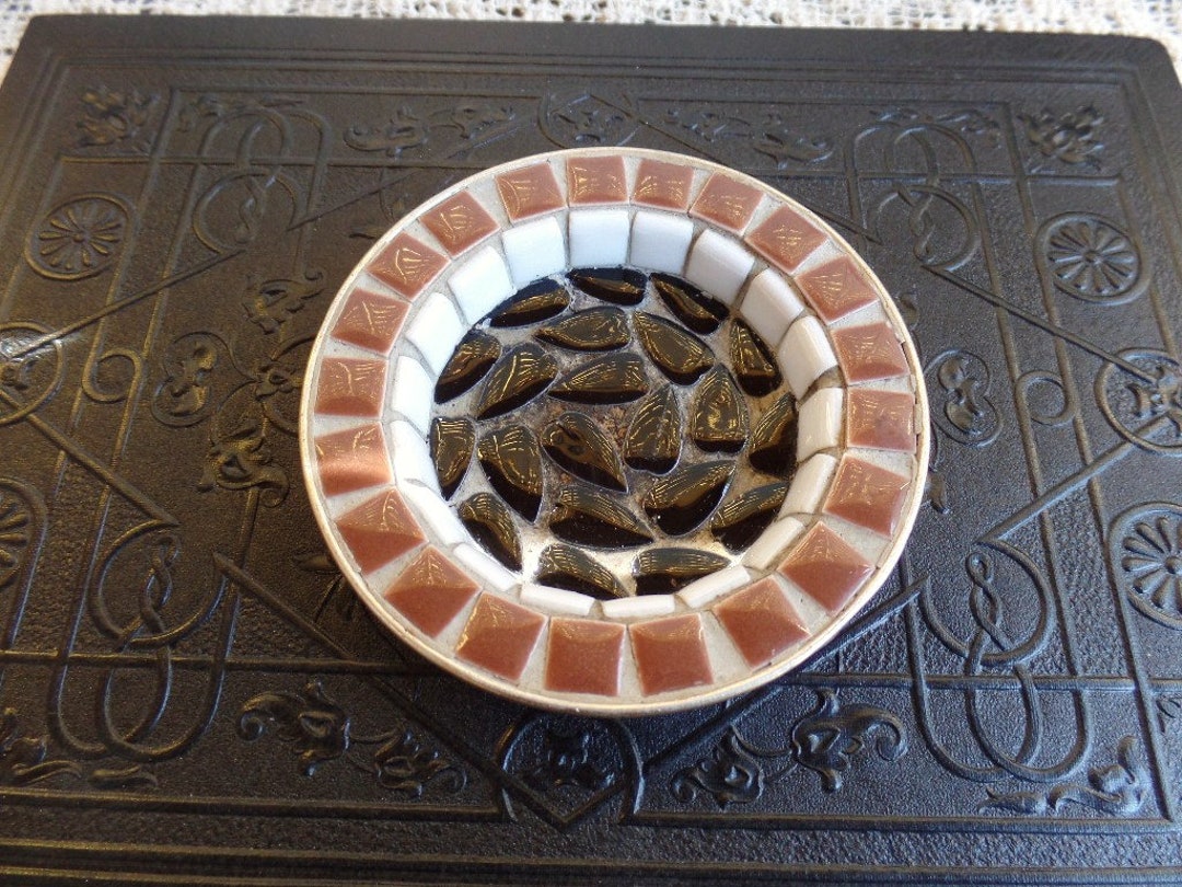 Vintage Tile Ashtray Mid Century Modern Tobacciana Japan Etsy