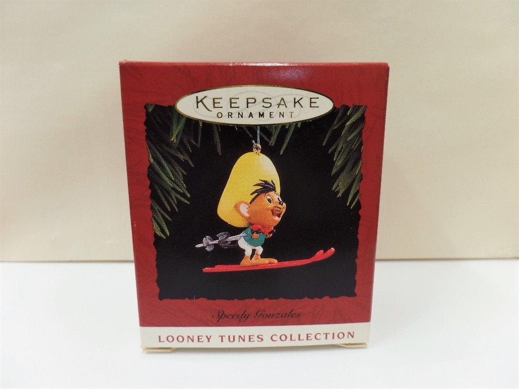 Hallmark Speedy Gonzales Christmas Ornament 1994 Looney Tunes Collection  Mouse on Skis - Etsy, image size:1024x768