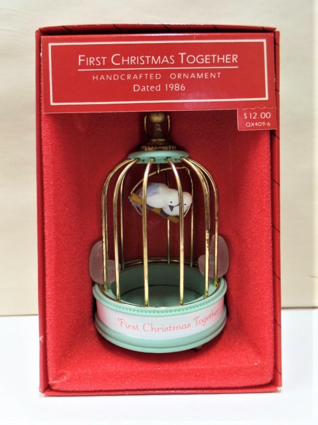 Hallmark First Christmas Together Christmas Ornament 1986 NOS Doves