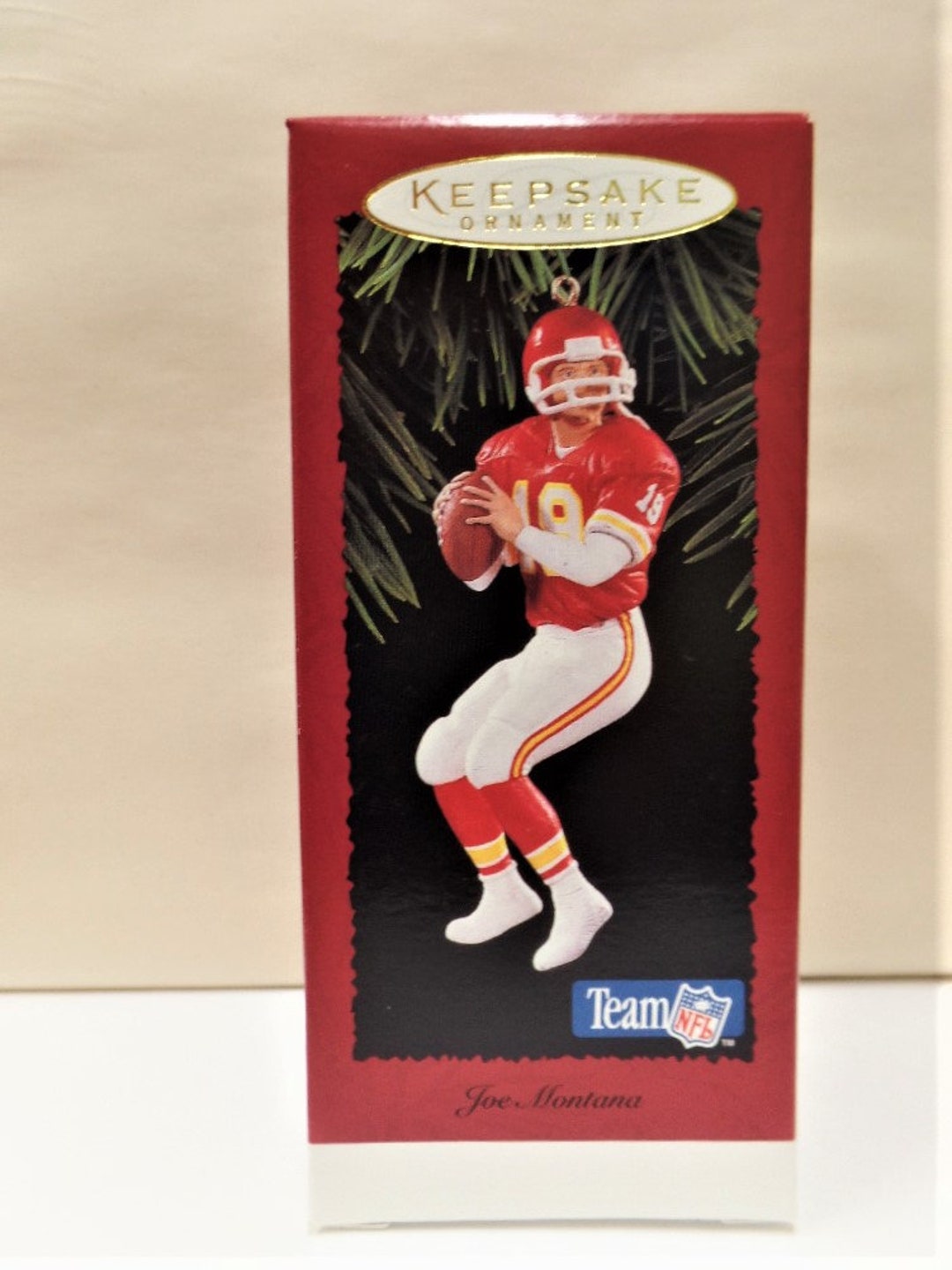 Joe Montana Christmas Ornament 