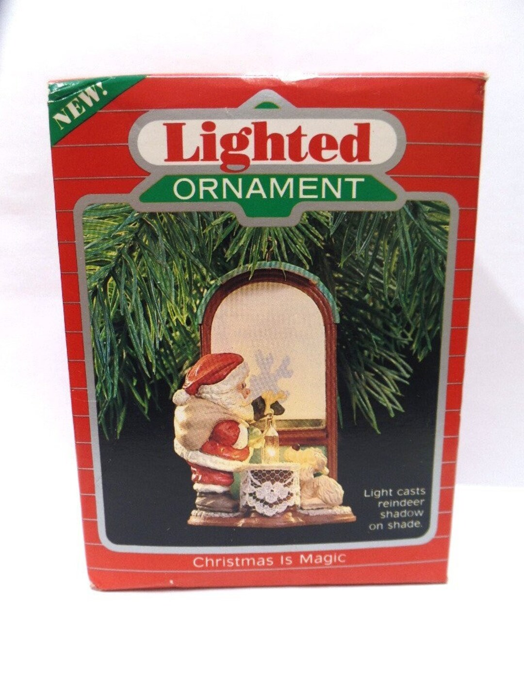 Hallmark Christmas is Magic Christmas Ornament 1988 NOS Lighted