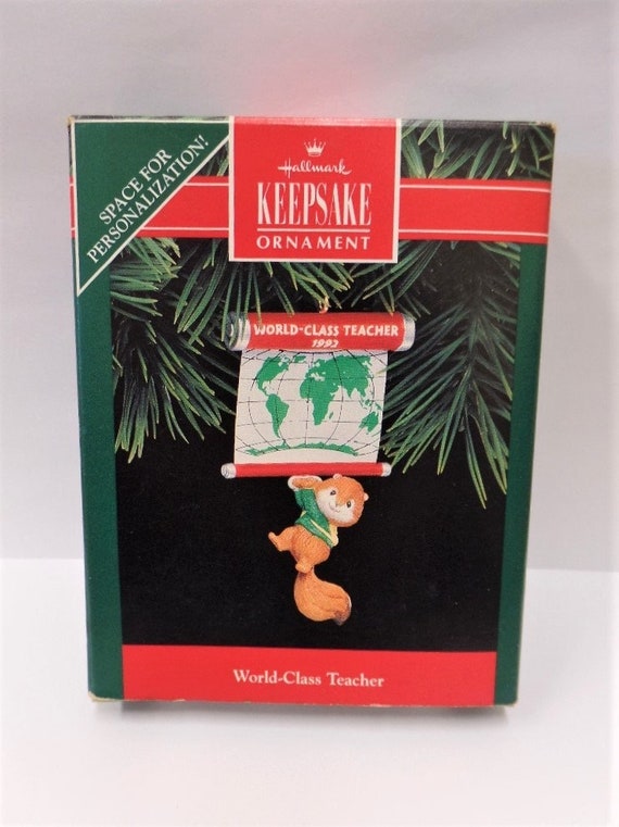 1994 Hallmark Christmas Ornament Making it Bright A Squirrel on