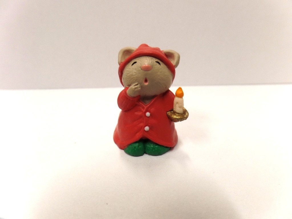 Vintage Hallmark Mouse Christmas Merry Miniature 1991 NOS