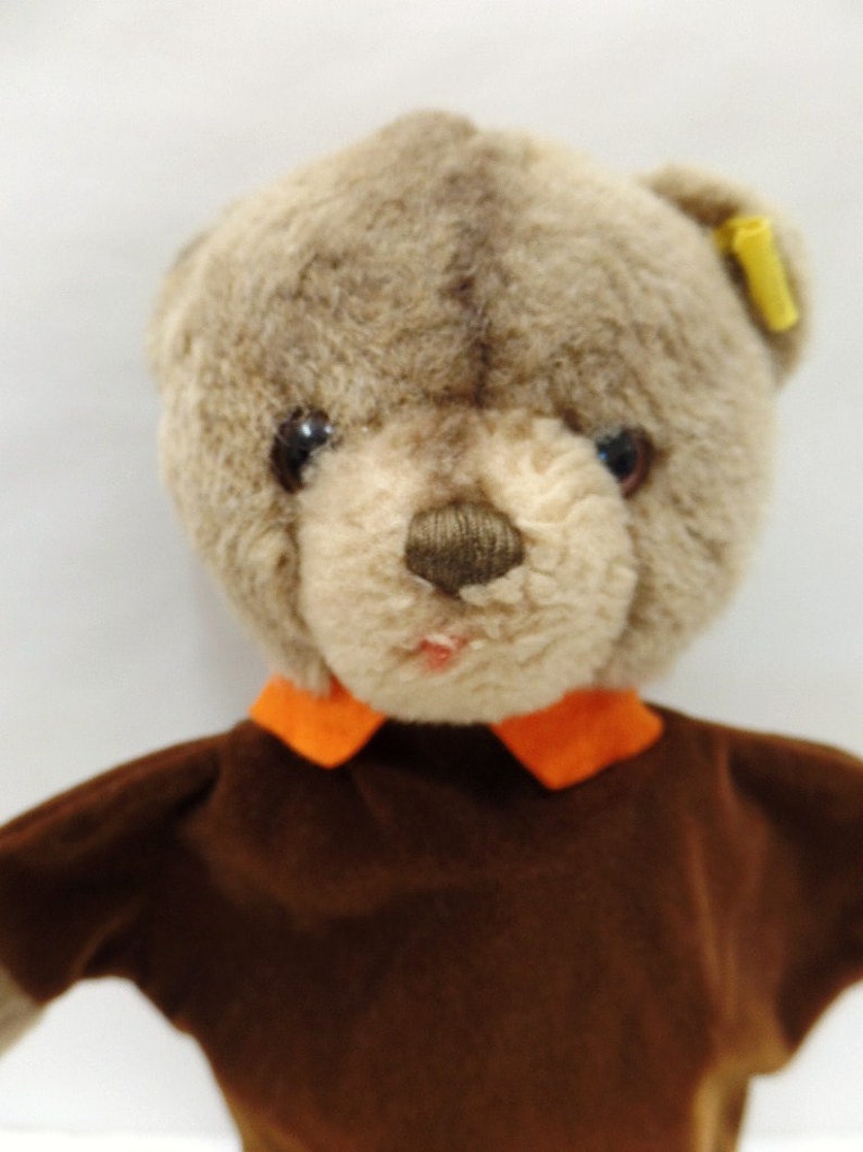 Vintage Steiff Bear Hand Puppet Made in Germany Teddy Bear Etsy