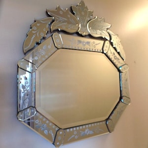 Vintage Venetian Style Large Wall Mirror