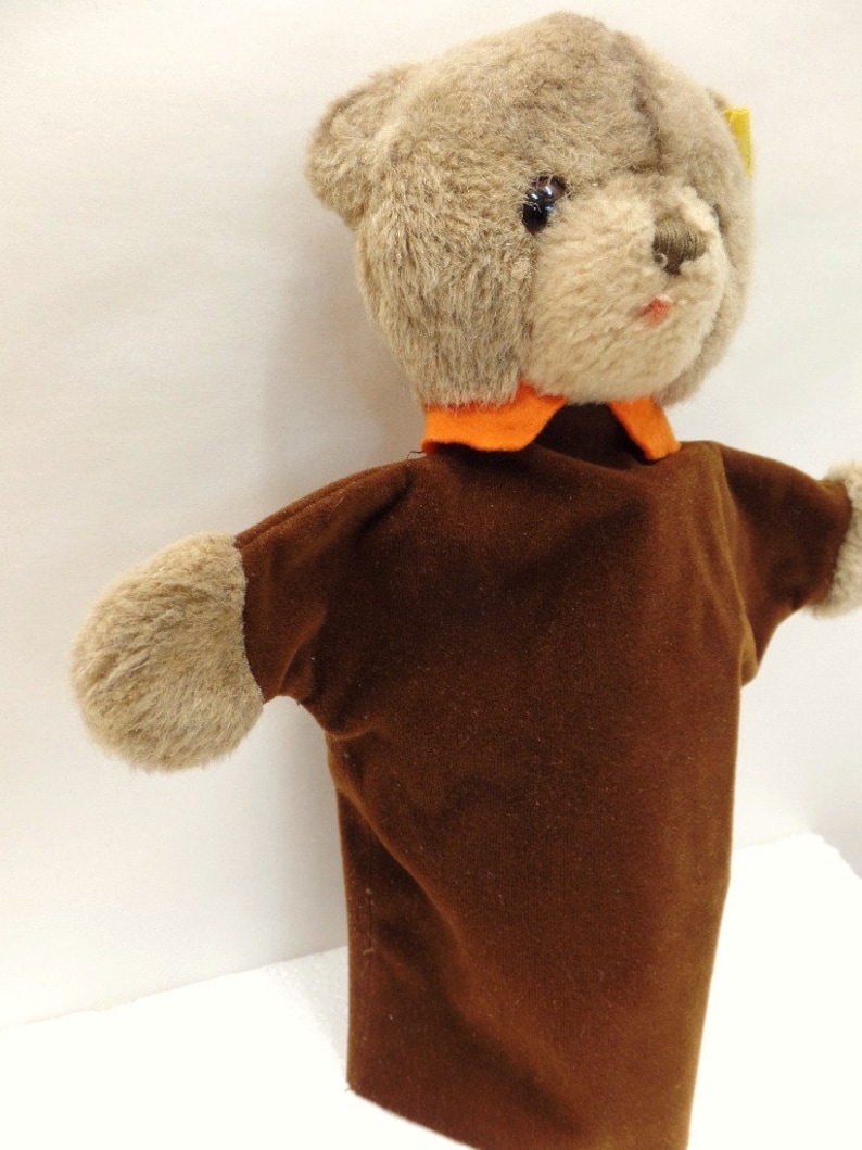 Vintage Steiff Bear Hand Puppet Made in Germany Teddy Bear Etsy
