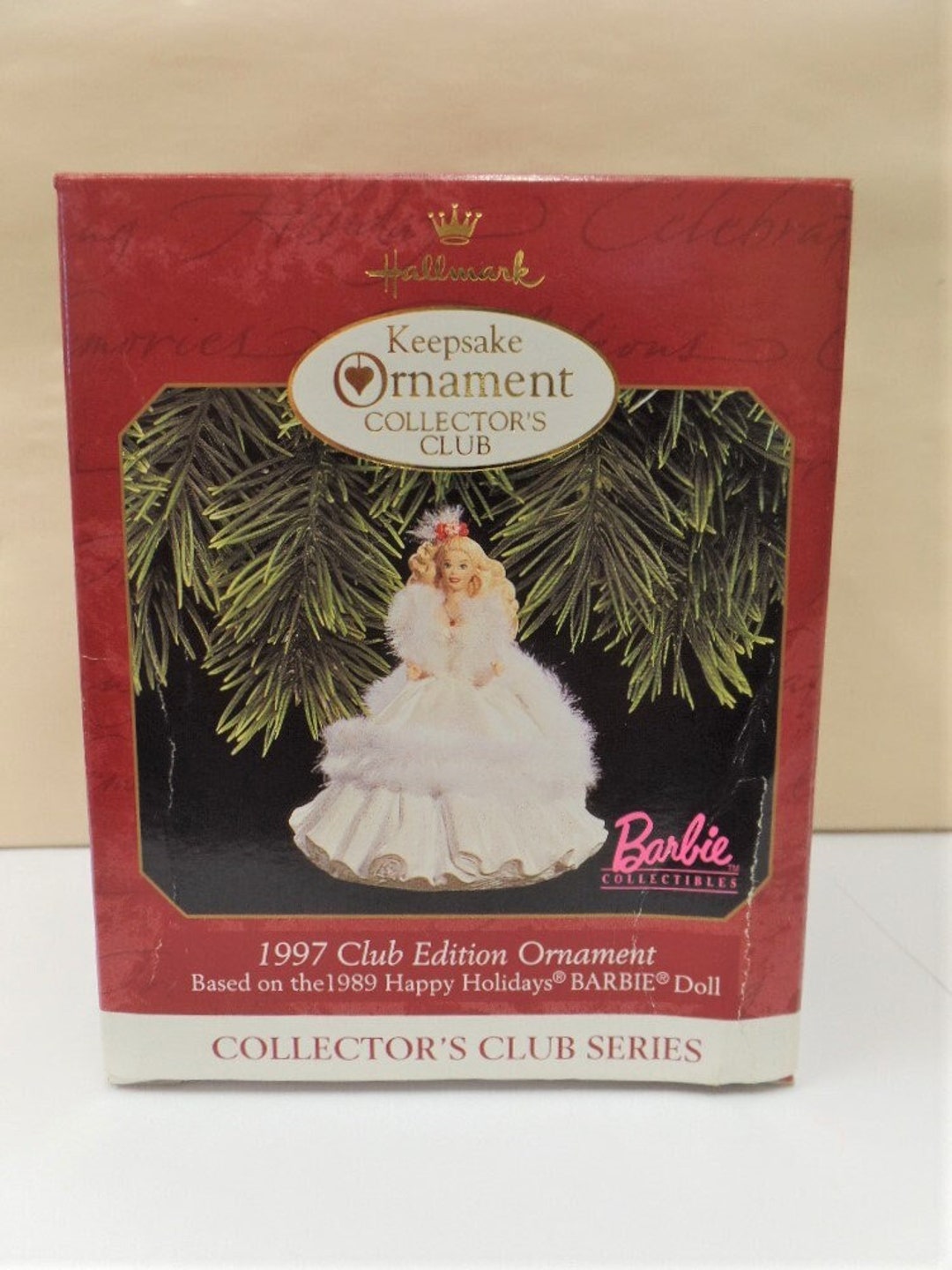 Hallmark Barbie Club Edition Christmas Ornament 1997 NRFB New 2nd in