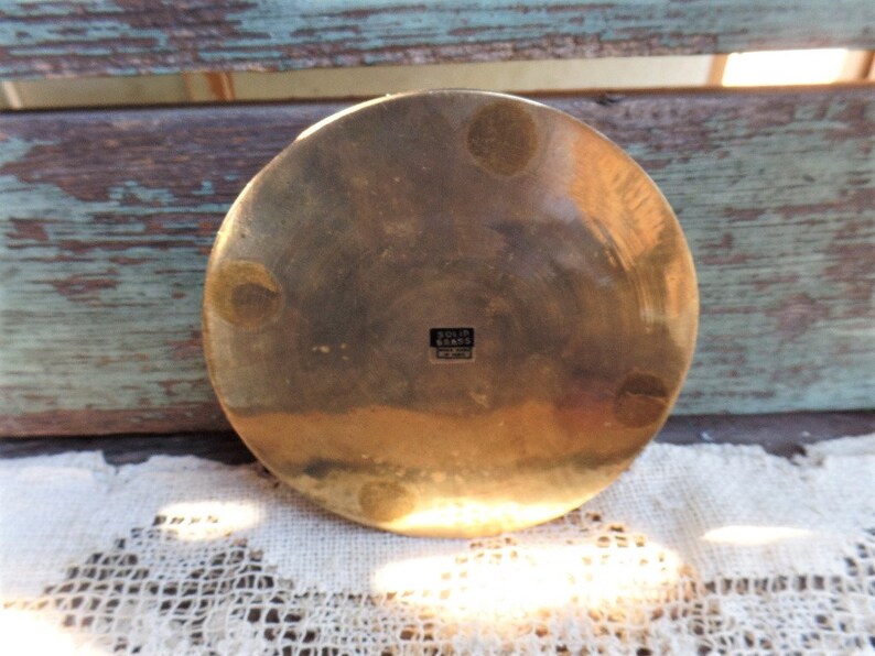 Vintage Brass Bell Shaped Candle Holder Pierced Brass Etsy