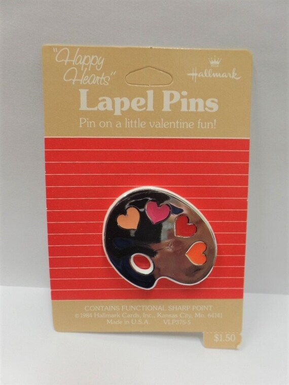 Vintage Hallmark Valentine Lapel Pin 1980's NOS Pa