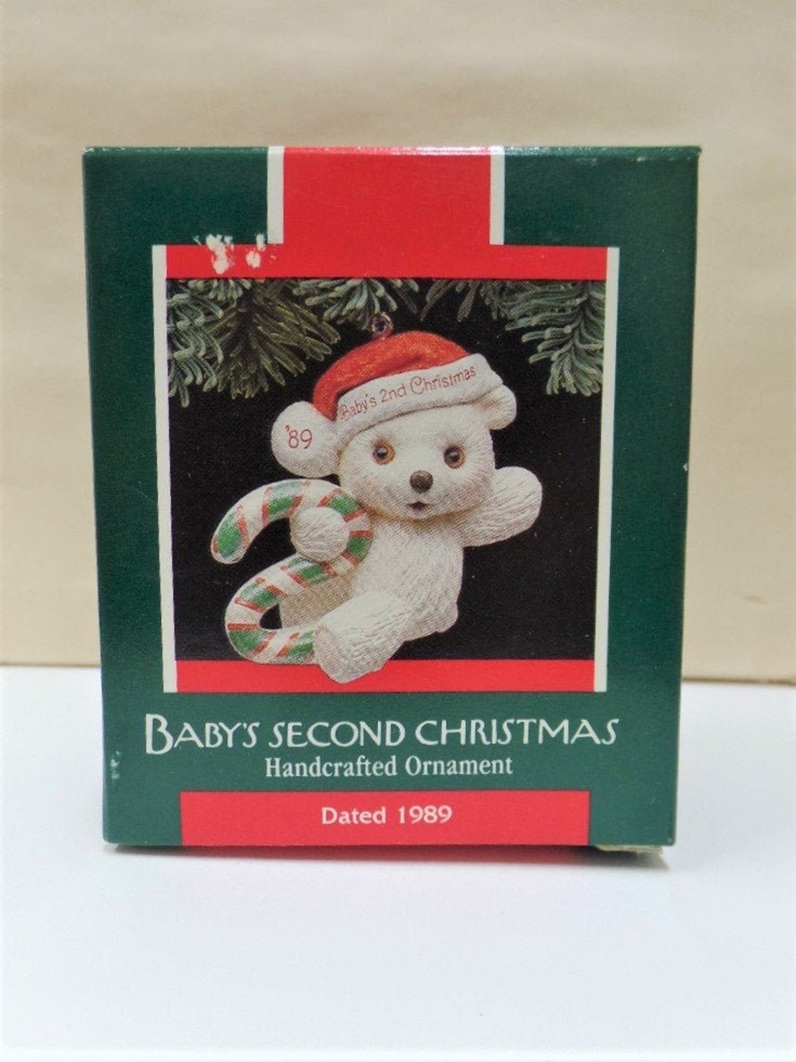 Hallmark Baby's Second Christmas Christmas Ornament 1989 Etsy