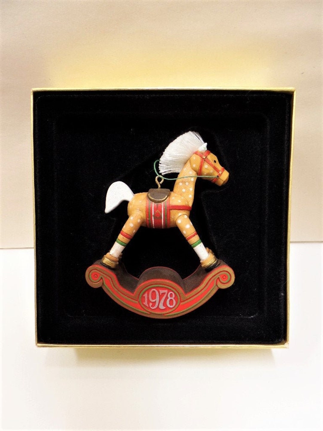 Hallmark Hobby Horse Christmas Ornament 1978 NOS Tree Trimmer Etsy