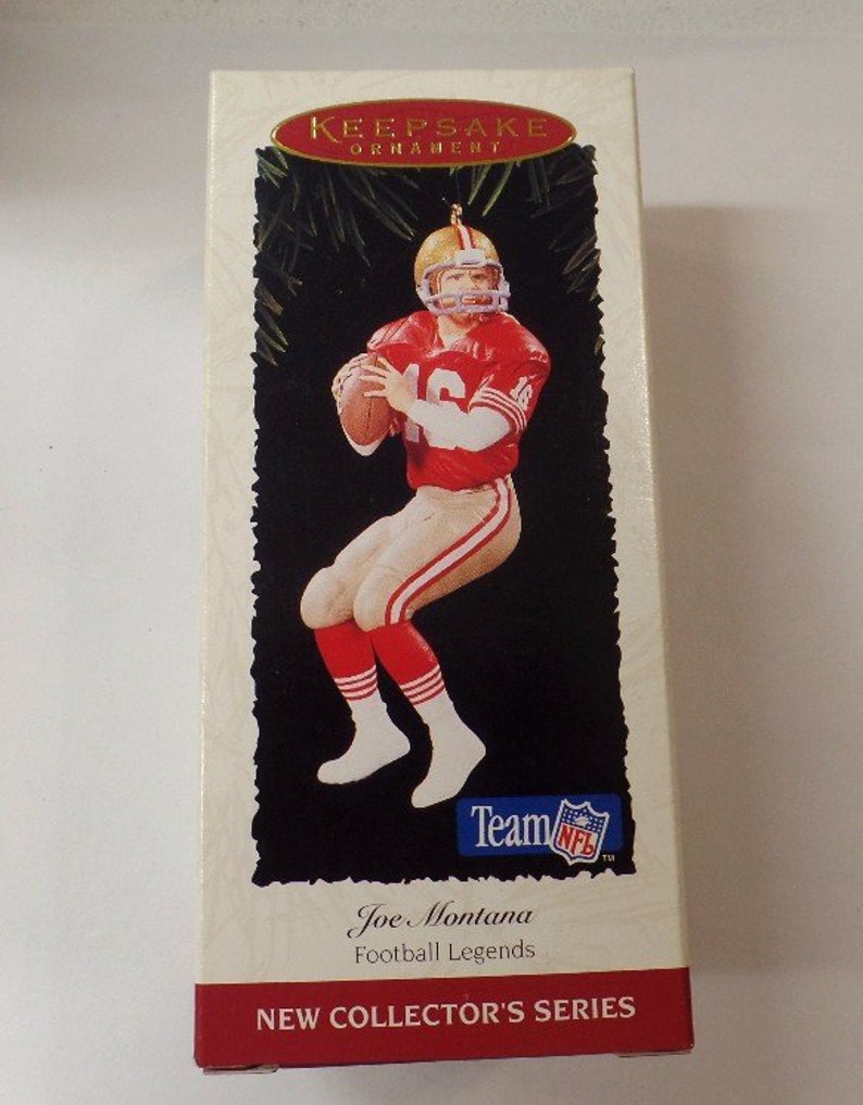 Joe Montana Christmas Ornament 