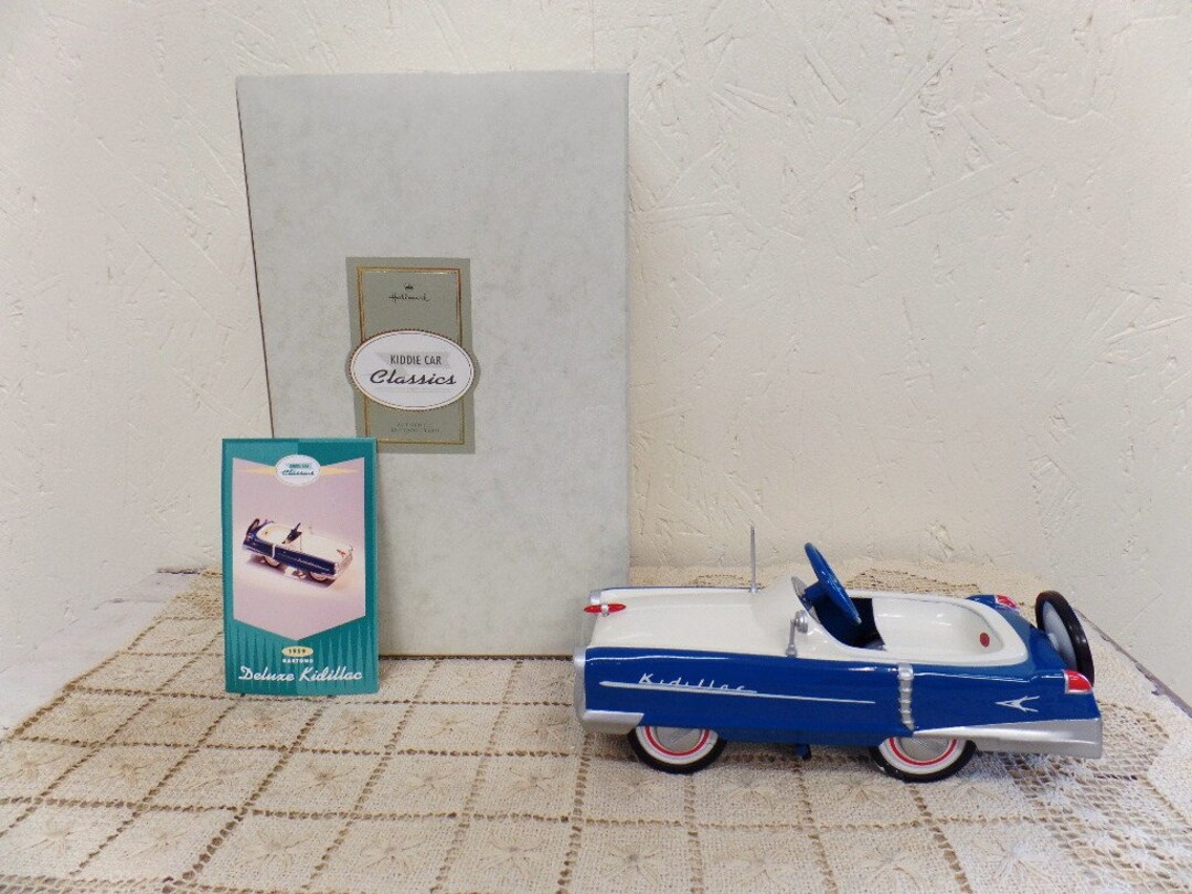 Kiddie Car Classics 青 ミニカー Hallmark 1994 Kiddie Car Classics 1959 Garton Deluxe Kidillac NOS
